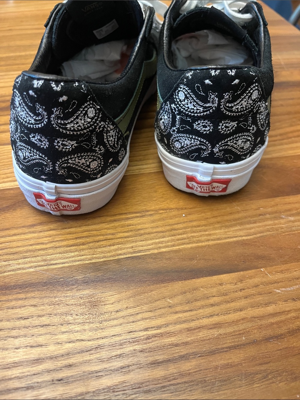 Vans Old Skool Bandana Paisley Sneakers - Black & White - Picture 2 of 5
